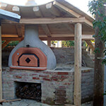 Dach für Backofen