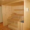 Eigenbau Sauna offen