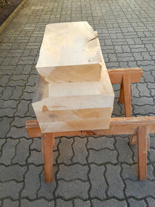 Bild 5 - Holzklotz - Linde zum schitzen
