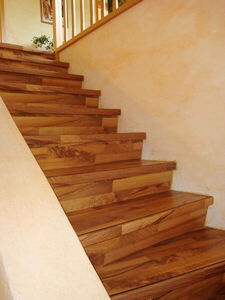 Renovierte Treppe